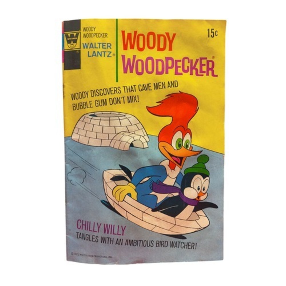 1972 Whitman Woody Woodpecker #121 Chilly Willy Comic Book